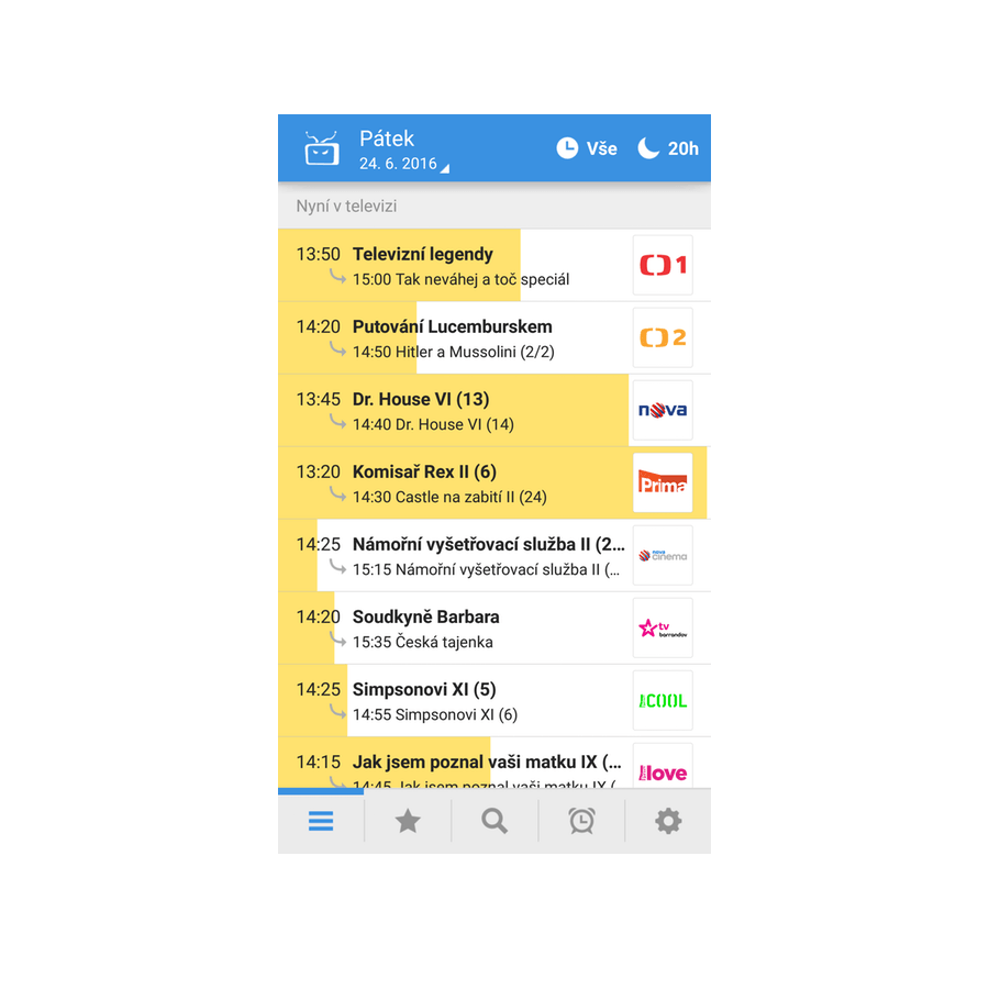 TV Program Aplikace Od Seznamu